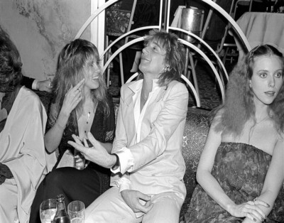 Rod Stewart Stevie Nicks And Rod Bebe Partying At Studio 54 Print 11 x 14