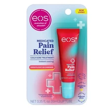 eos Medicated Lip Balm - The Fixer | Lip Care to Repair and Protect Chapped and 