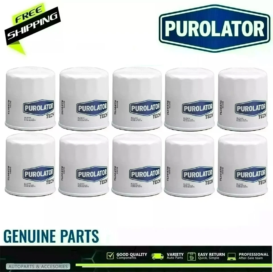 10 filtros de aceite PUROLATOR para: Toyota Prius 2001-2009 10 x 90915YZZF2 Foto 2 de 4