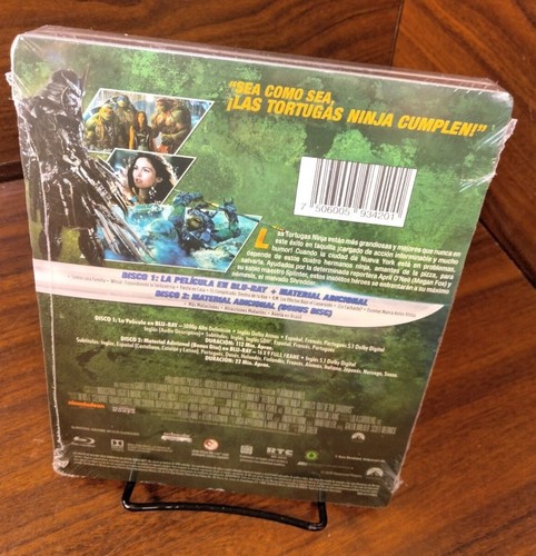 Teenage Mutant Ninja Turtles: Out of Shadows STEELBOOK (Blu-ray)-NEW - DAMAGED - Picture 6 of 12
