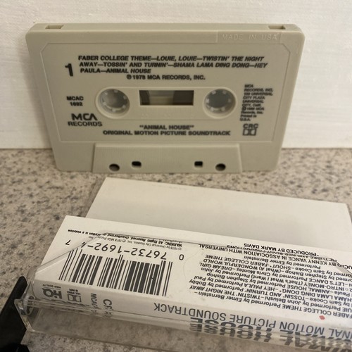 Animal House Original Soundtrack Motion Picture Cassette 1978 MCA - Picture 4 of 5