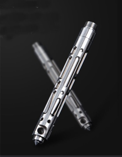 Mini Titanium Alloy keychain Ball Pen Office Signature Pen Outdoor Travel EDC - Picture 20 of 23