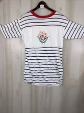 Vintage 90s Gitano Nautical Theme T Shirt Dress Womens Medium-11875