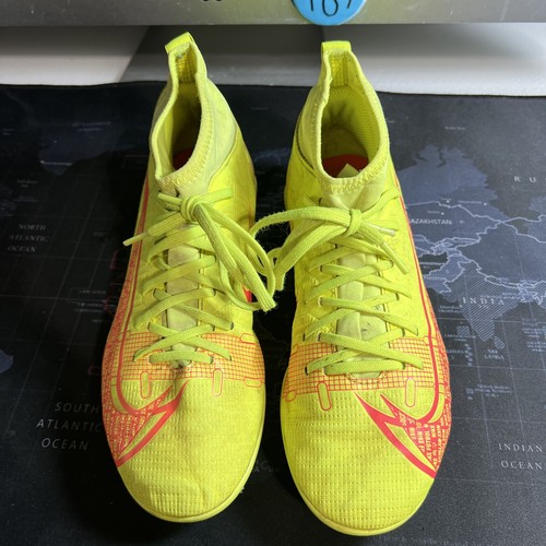 Nike Mercurial Superfly 8 Club MG Soccer Cleats Kids Sz 5.5 Y Yellow CV0790-760 - Picture 3 of 7