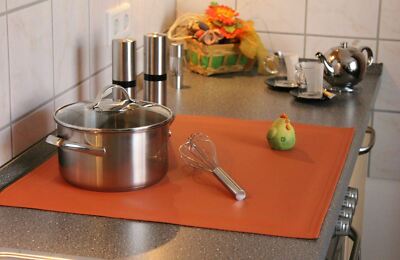 Ceranfeldabdeckung Kunstleder 58x51 Cooking Plaid Induktionskochfeld Herdschutz