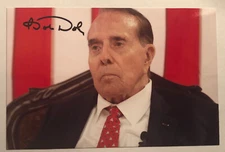 Senator-Presidential Candidate Bob Dole Signed Autographed 4x6 Photo
