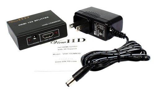 ViewHD 1x2 HDMI Splitter v1.3b One Input to Two Output - Picture 3 of 3