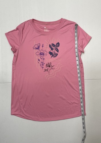 All in Motion Girls Pink Round Neck Short Sleeve T-Shirt s XL - Picture 7 of 7