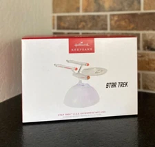 2023 Hallmark Star Trek USS Enterprise NCC-1701 Keepsake Tabletop Light Sound