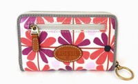 Fossil Wallet, Logo, Floral, Multi Color Fossil Wallet, Logo, Floral, Multi Color