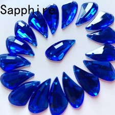 50x Cristal Brillant Ample Perles Acrylique Strass Gemmes Coudre À Décors Cadeau
