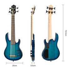 MiNi 4string electric ukulele bass Uke bass EADG Ash Wood Body