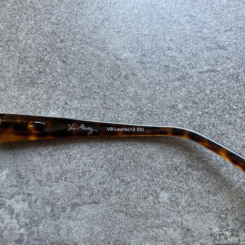 Vera Bradley Eyeglasses Laurier Rio Tortoise/Flower +2.00 Reading Glasses G2 - Picture 5 of 6