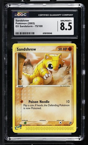 Sandshrew graded CGC 8.5 for sale on eBay