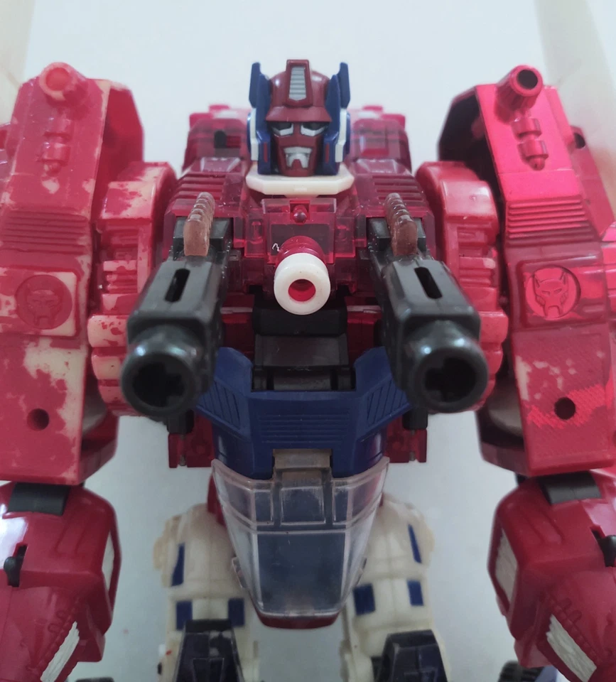 Transformers Beast Machines PRIMAL PRIME Leader Class 2000 "Paint Chipping* - Image 2 of 4