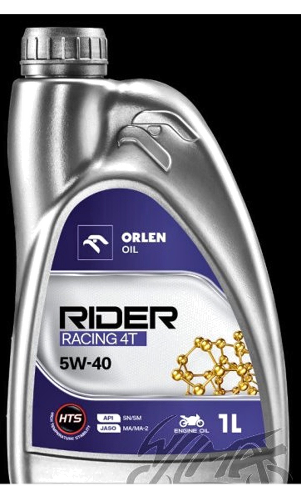 Huile 5W-40 4T SYNTHETIC PLATINUM RIDER RACING protège votre moteur contre la surchauffe 1L
