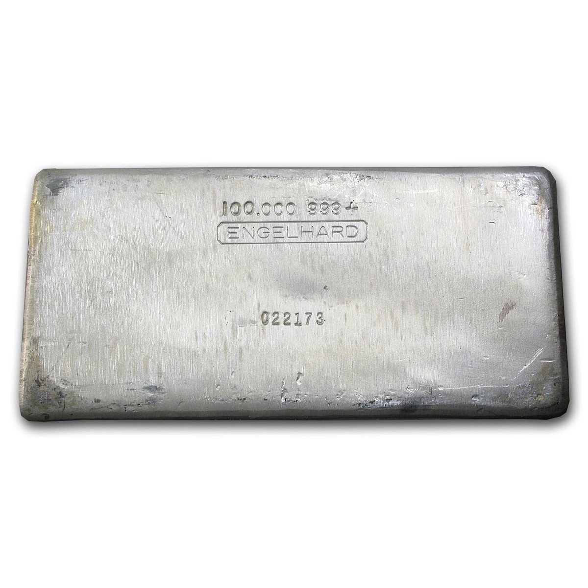100 oz Silver Bar - Engelhard (First Generation, Poured) | eBay