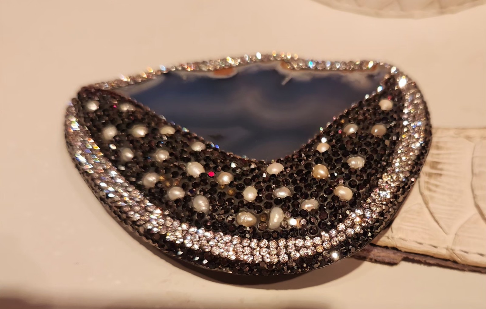 AMAZING Python Snake Belt with Removable Agate St… - image 6