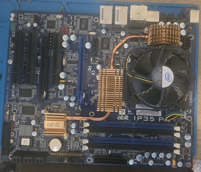 ABIT IP35 Pro, LGA775, Intel Motherboard with Intel Pentium CPU Processor