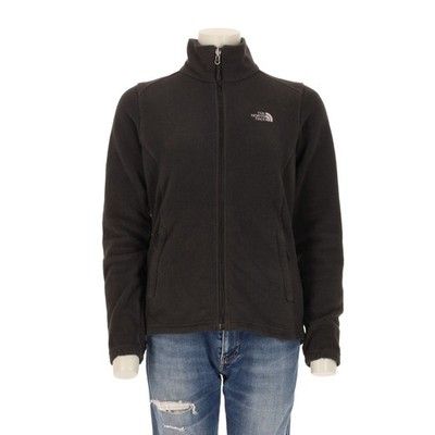 The North Face Damen TNF schwarze Fleecejacke Größe S #QWE0806