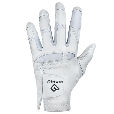 Bionic StableGrip 2.0 Mens Golf Glove Small White Leather Ergonomic Grip Durable