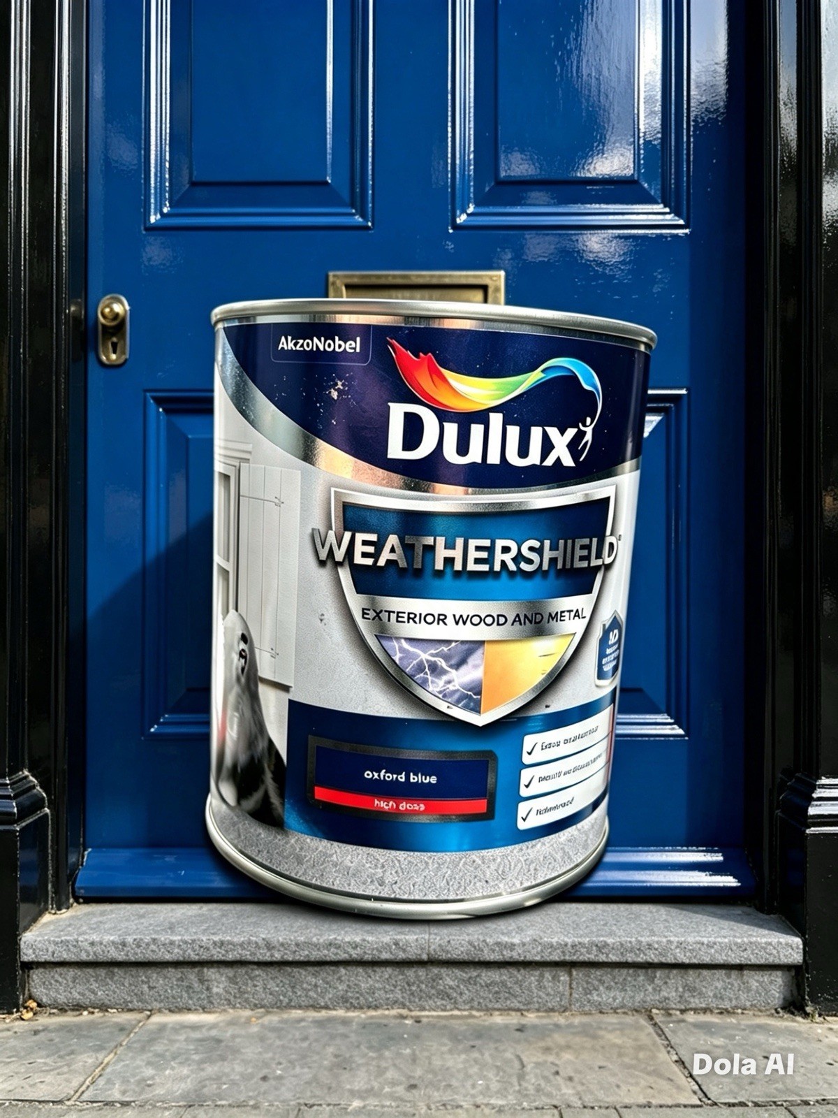 Dulux Weathershield Oxford Blue Paint - 0.75L