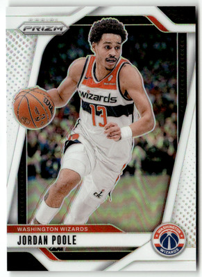 2024-25 Panini Prizm NBA No. 184 Jordan Poole White Prizm 24/175