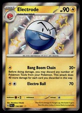 Electrode 134/091 PAF Paldean Fates Shiny Rare Pokemon Card - NM