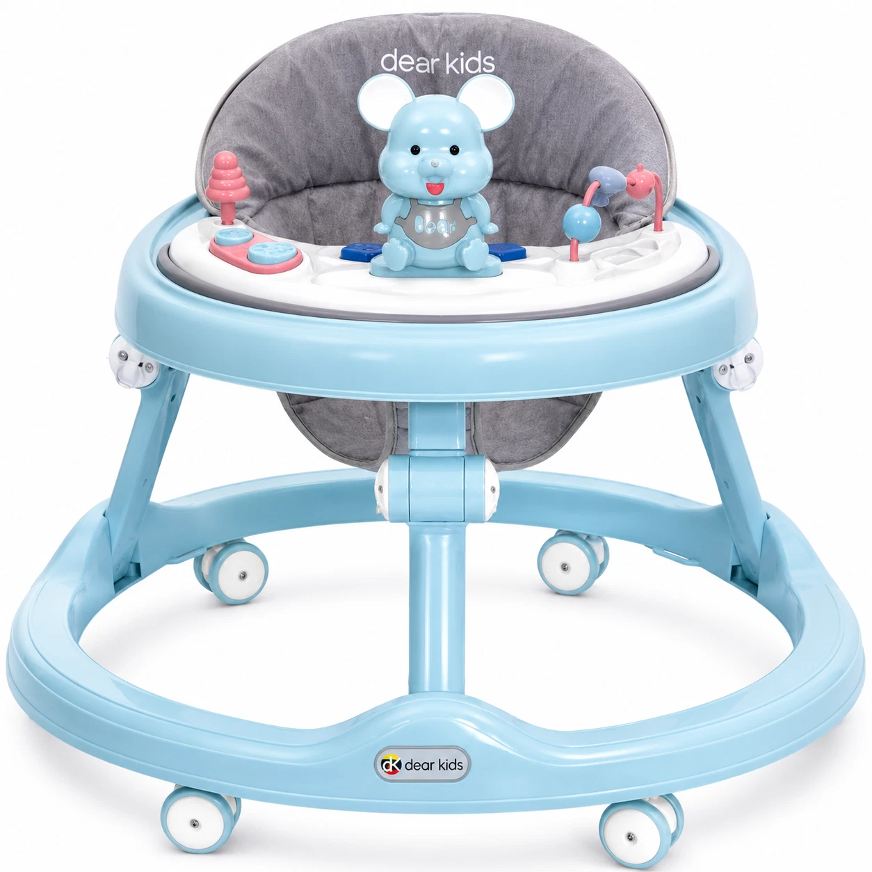 Baby Walker Blue Activity Walker Adjustable Toddler Learning Walker with Toys
Opens in a new window