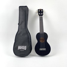 Mahalo Black 4 String Ukulele MK1Ptbk