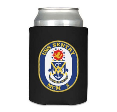 USS Sentry MCM-3 Neoprene Can Cooler Insulation Foam