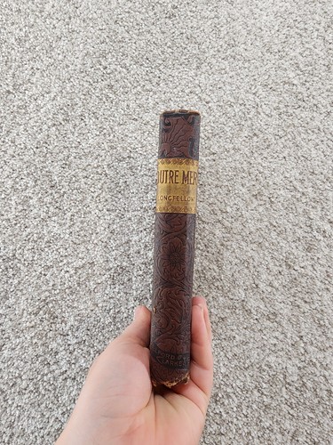 Antique HC Book "Outre Mer" Longfellow, Caxton Edition 1887 Yellowing Pages - Picture 2 of 19