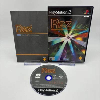 Rez (PAL Sony PS2, 2001) *Near Mint* Tested *Disc Perfect* - Image 1 of 4