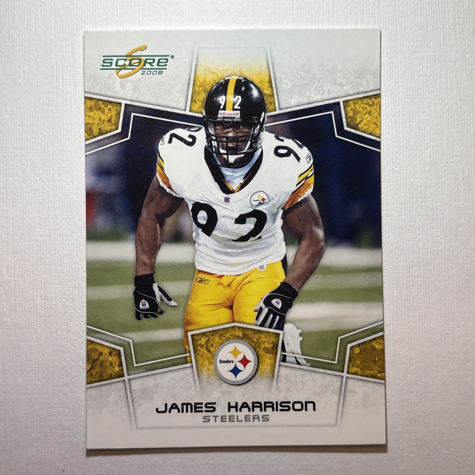 James Harrison 2008 Score #255 Rookie RC Pittsburgh Steelers
