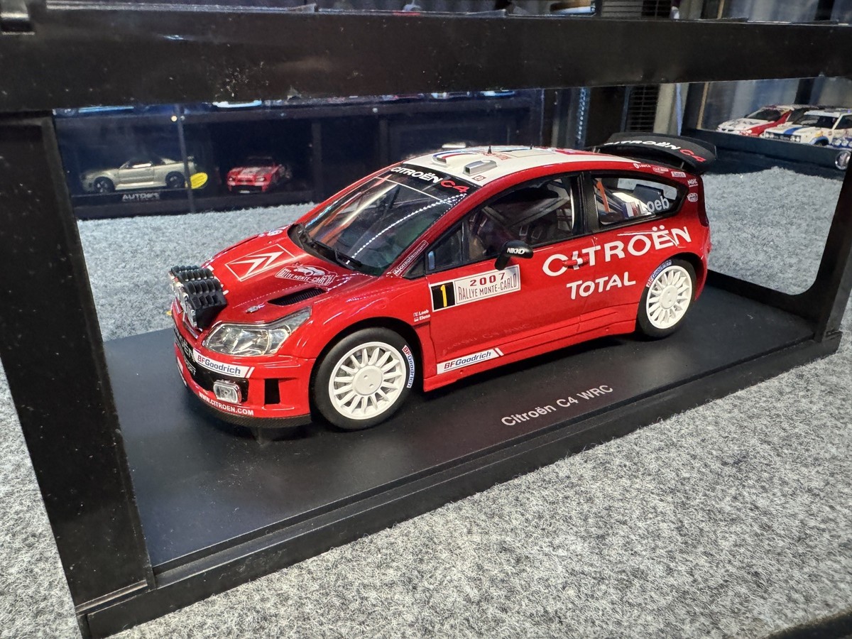 絶版未展示品 オートアート 1/18 シトロエン C4 WRC 1/18 AUTOart Citroën C4 WRC Loeb (Sealed Body) | eBay