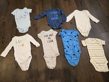 Lot of 7 3-6 Month Onesies Boys Unisex