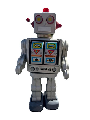 Vintage Horikawa Toys Space Walkman Electric Tin Robot