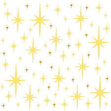 92 Pcs Gold Star Wall Decals Mirror Stickers for Walls, Removable 3D Acrylic Mir
