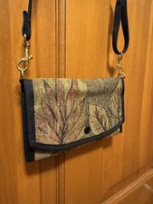 Danny K Beverly Hills Ca. Tapestry Crossbody Purse Floral Wallet Retro USA Made