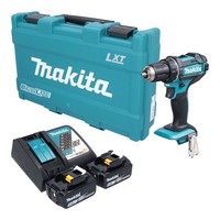 Makita DDF 482 RTK Akku Bohrschrauber 18 V 62 Nm + 2X Akku 5,0 Ah + LadegeräT