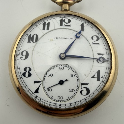 Vintage Burlington Illinois Railroad 21J Grade 107 Mod 9 16s Circa 1919 Running  - Bild 5 von 8