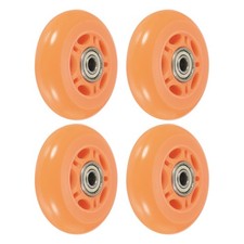 70mm OD Inline Skate Wheels with Bearings, 4 Pack 82A Roller Skate Wheels for...