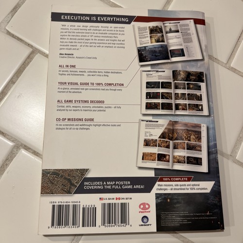 Assassin's Creed Unity The Complete Official Guide Book W/map - Picture 2 of 3