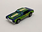 Vintage 1979 Hot Wheels Lowdown Monte Carlo Stocker Blue Blackwall Hong Kong