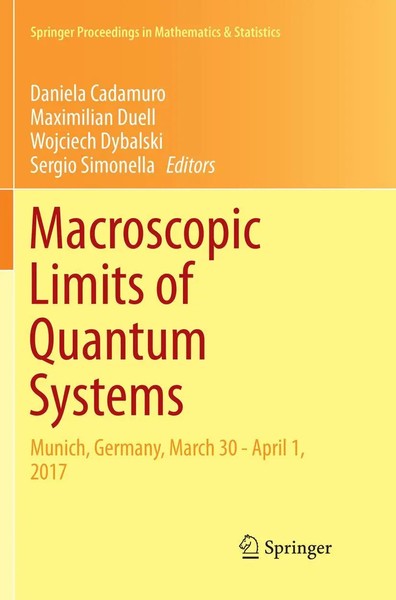 Daniela Cadamuro (U. A.) | Macroscopic Limits Of Quantum Systems | Taschenbuch-image