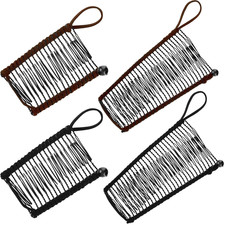 4 Pcs Banana Hair Clips for Women Large Small Comb Vintage Clincher Banana Grip