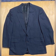 Stafford Executive Jackets Coats 100 Wool Blue Sport Coat Suit Blazer 42R