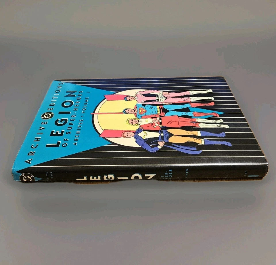 DC LEGION OF SUPER-HEROES ARCHIVE EDITIONS VOLUME 1 Hardcover 1991 2nd Printing  - Image 3 of 4