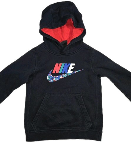 Nike Pullover Black Hoodie Boys Small - Picture 2 of 7
