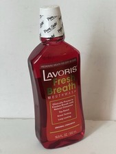 Lavoris Fresh Breath Mouthwash Original Cinnamon 16.9 Ounces